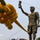 Lionel Messis 70ft statue in India to be moved after swaying in wind