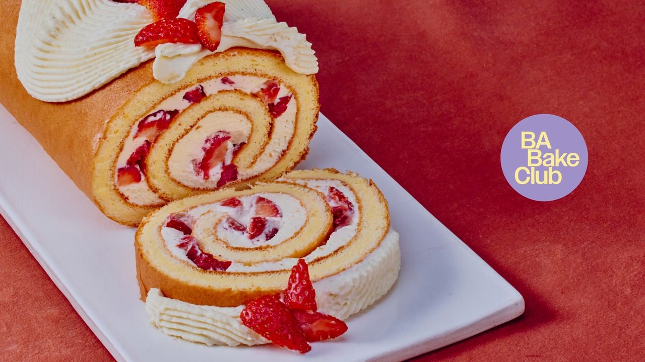 Listen to BA Bake Clubs Podcast on Strawberry Roll Cake