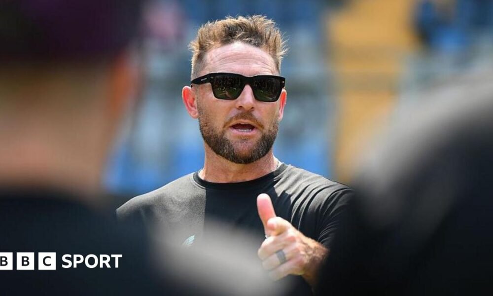 Brendon McCullum says England must accept Ashes backlash