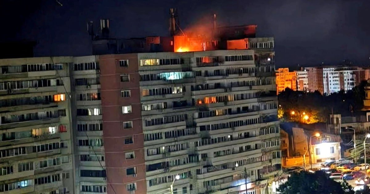 Russia condemned after drone strikes Romanian apartment Building