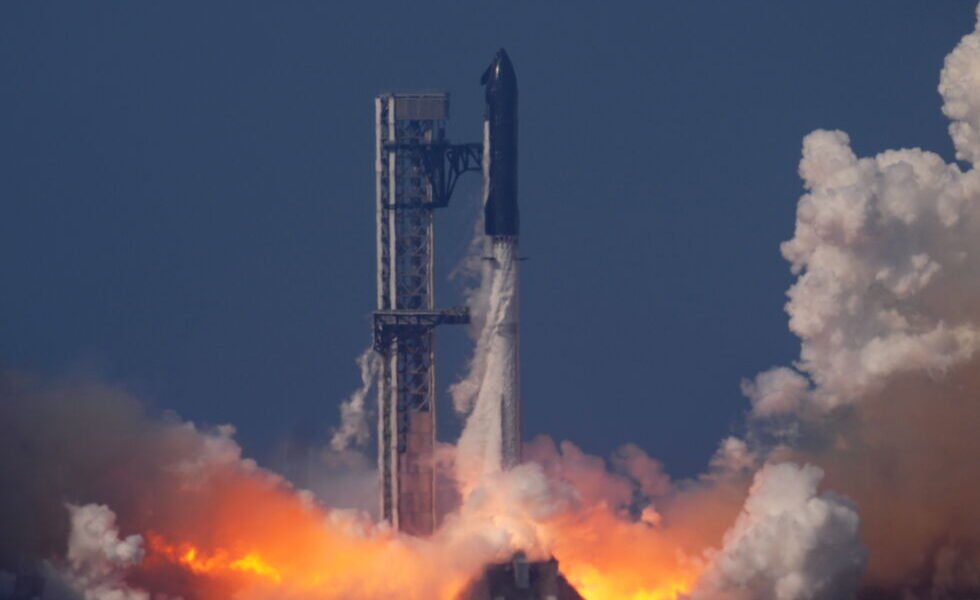 SpaceX launches its biggest, most beefed-up Starship yet on a test flight