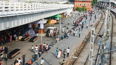 Man caught on CCTV throwing packet-like object at Kolkatas Howrah station which sparked fire; probe on