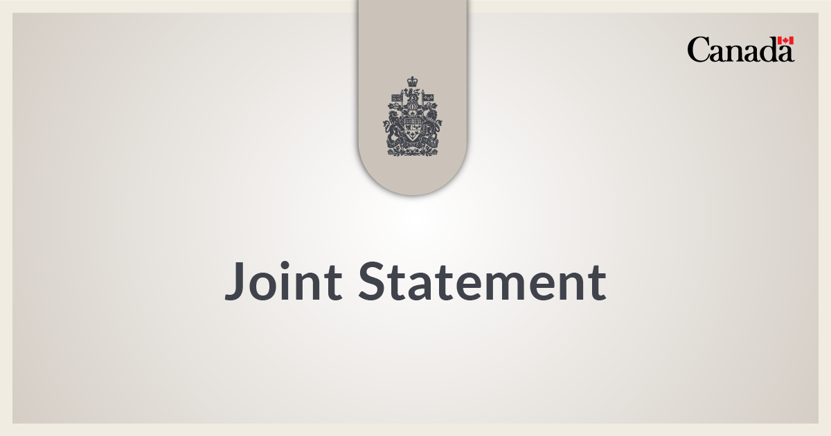 Joint statement on the situation in the West Bank