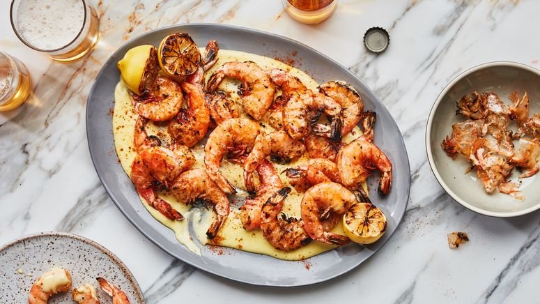 Sizzling Shrimp Fajitas