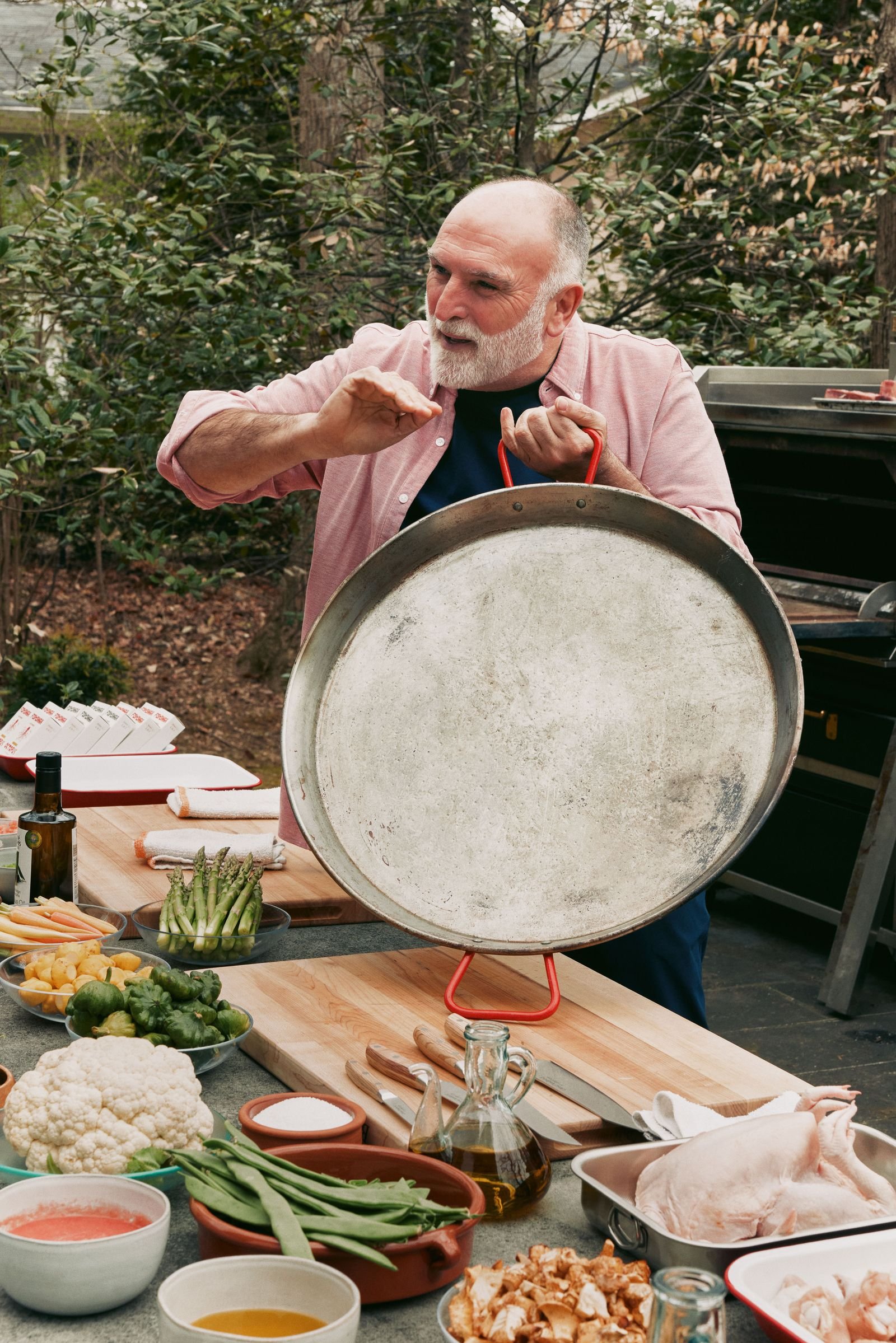 Chef José Andrés Invites Us Over for Paella
