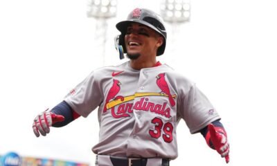 Cardinals Torres completes 11-year journey with HR in debut