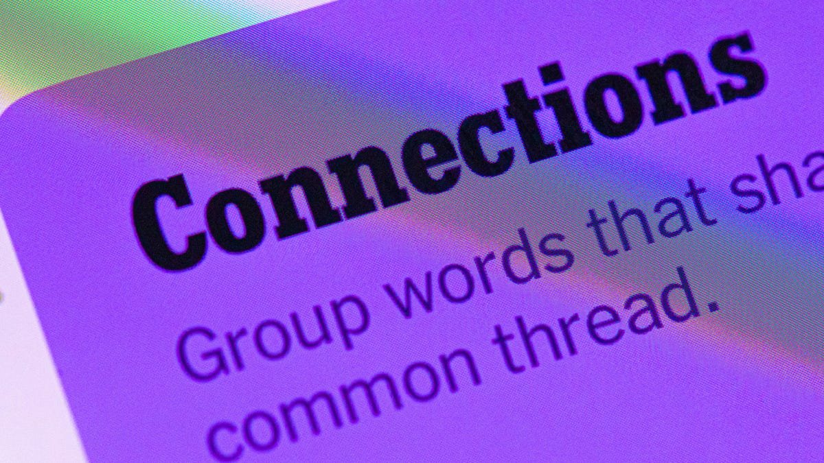 Today's NYT Connections Hints, Answers and Help for May 25, #1079
