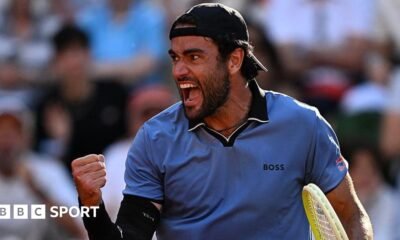 French Open 2026 results: Matteo Berrettini one of three Italians in quarter-finals