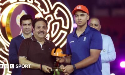 Vaibhav Sooryavanshi: Teenager, 15, wins car for IPL season achievements