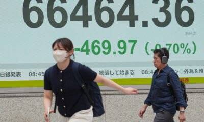 Asian shares mostly slip as latest fighting undermines the US-Iran ceasefire