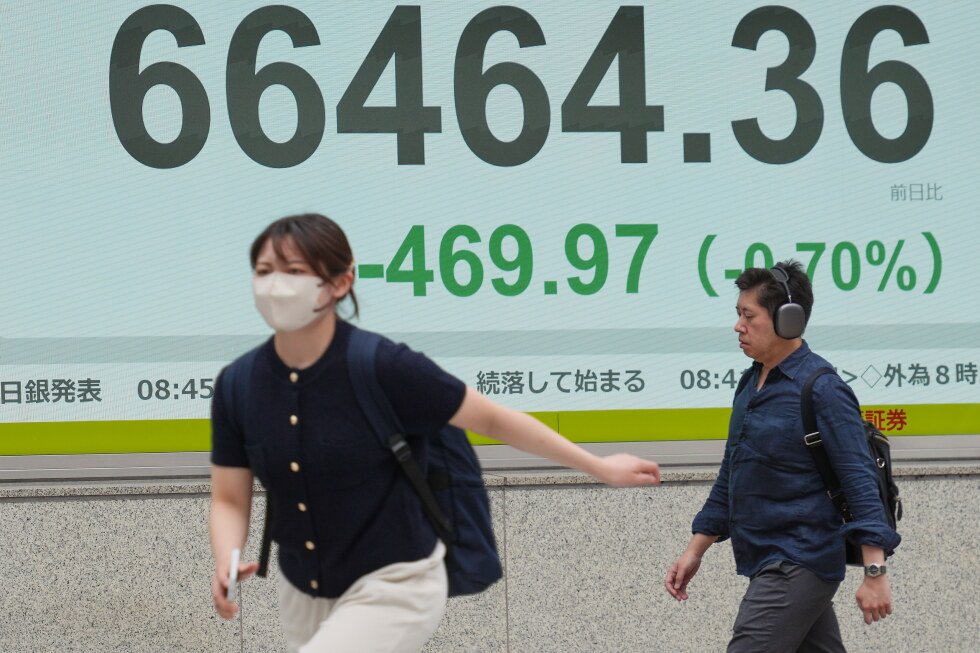 Asian shares mostly slip as latest fighting undermines the US-Iran ceasefire