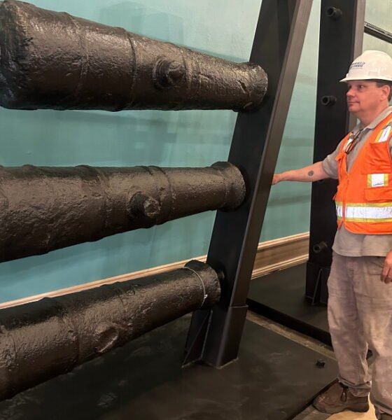 Cannons lost underwater during the American Revolution will soon go on display at a Georgia museum