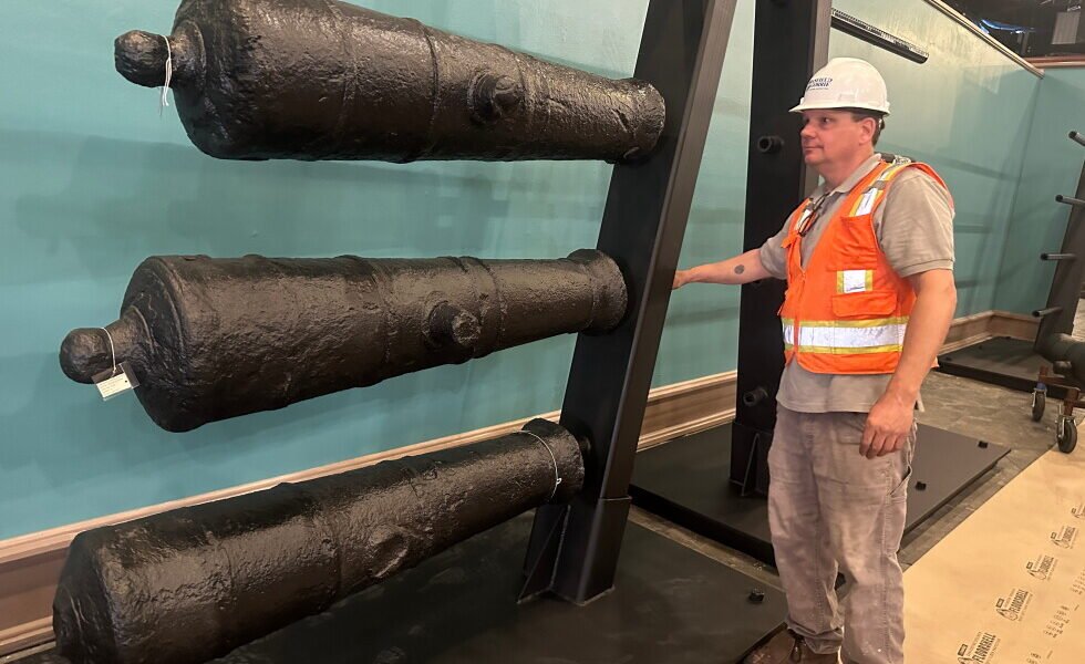Cannons lost underwater during the American Revolution will soon go on display at a Georgia museum