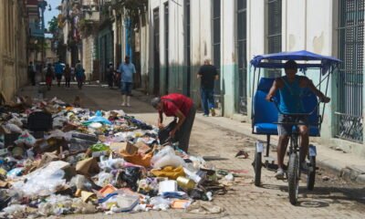A garbage crisis engulfs Havana as fuel shortages stall trash pickup