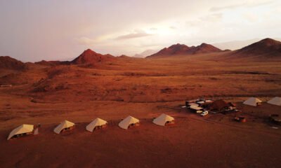 Storm Watching in Style at Namibias Desert Hills Glamping Camp