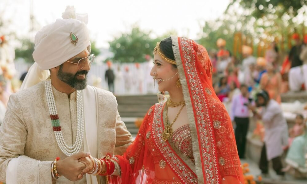This wedding in Rajasthan began at a 235-year-old fort and ended at a girls school