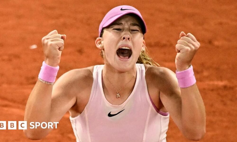 French Open 2026 results: Mirra Andreeva beats Marta Kostyuk to reach first major final