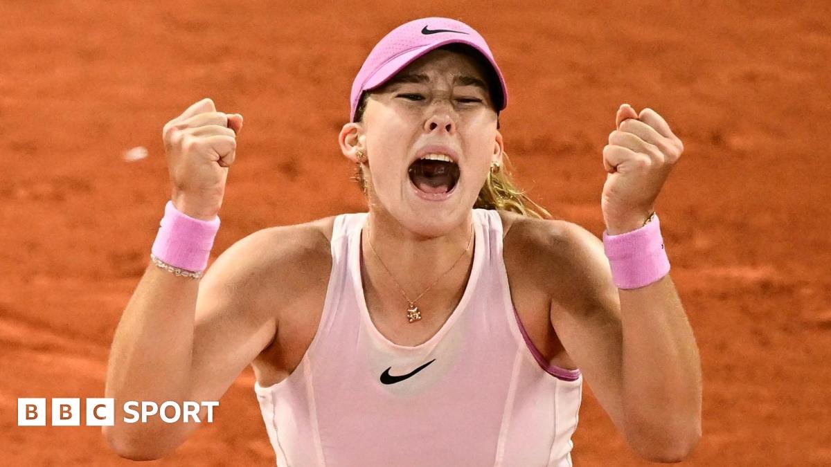 French Open 2026 results: Mirra Andreeva beats Marta Kostyuk to reach first major final