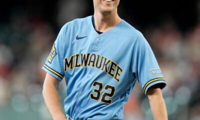 Brewers Misiorowski throws 103.7 mph pitch to set starter record